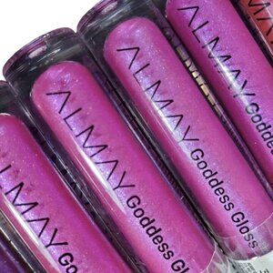 Almay Gel Lip Gloss Male Up Lip Care Goddess Pink Glitter Gloss Rainbow Sealed